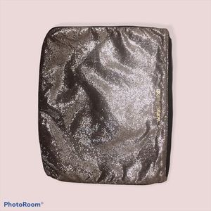 Victoria’s Secret gold shimmer large clutch